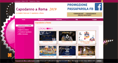 Desktop Screenshot of capodanno-a-roma.it