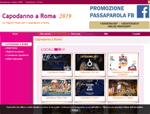 Tablet Screenshot of capodanno-a-roma.it